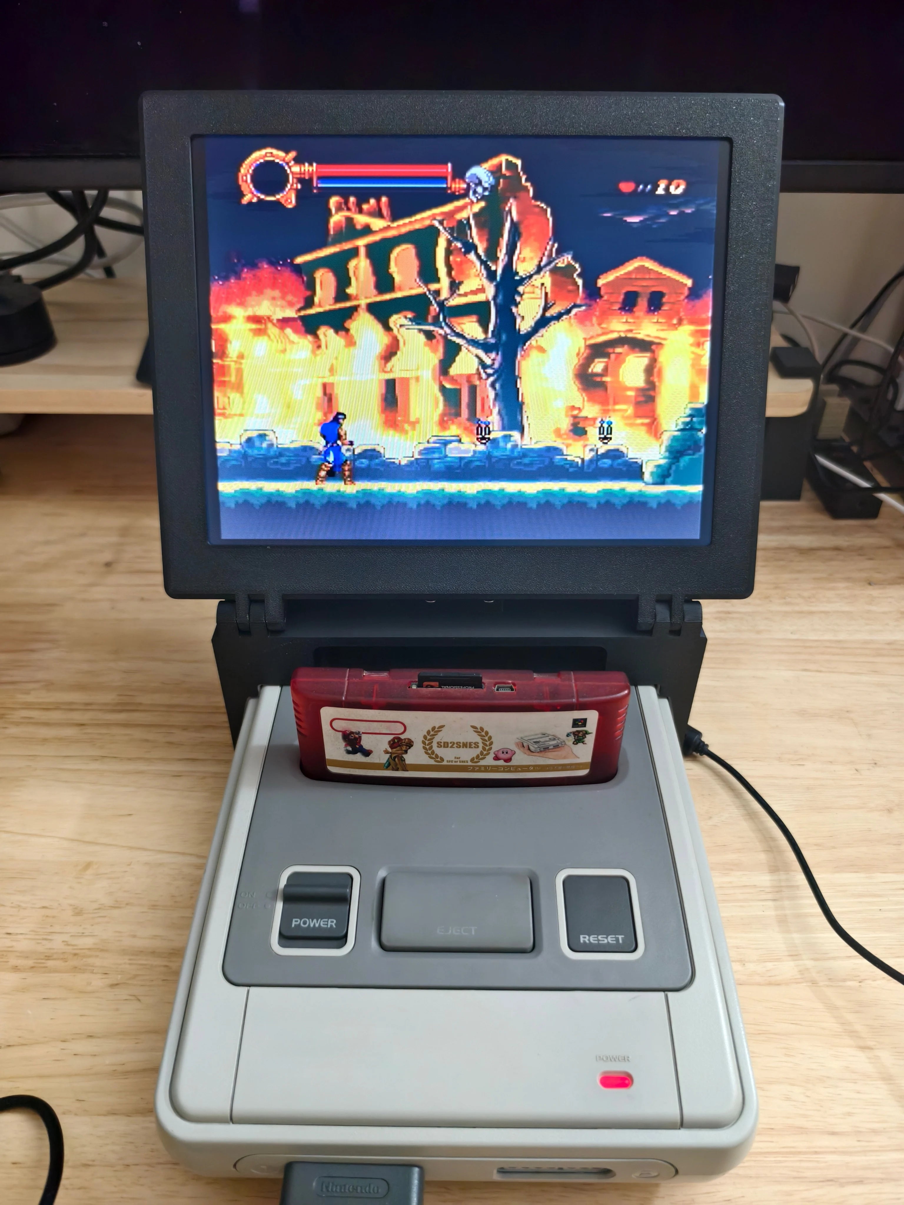 Ny: Transportabel 10,4-tommer LCD-skærm til SNES